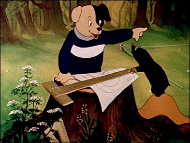 LES JEUX OLYMPIQUES DE LA FORÊT (Erdei sportverseny - 1952) - un film de Gyula MACSKÁSSY - Photogramme LES JEUX OLYMPIQUES DE LA FORÊT (Erdei sportverseny - 1952) - un film de Gyula MACSKÁSSY - Photogramme