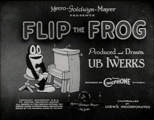 Flip the Frog, par Ub IWERKS Flip the Frog, par Ub IWERKS