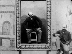 A mysterious portrait (1901) - a film by Georges MÉLIÈS - picture