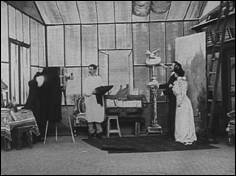 A mix-up in the gallery (1910) - a film by Georges MÉLIÈS - picture