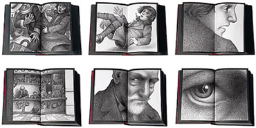 L’invention de Hugo Cabret - quelques illustrations du livre