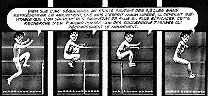 un dessin inspiré de MUYBRIDGE
